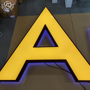 لافتة خارجية مضادة للماء أمامية مضاءة اسم المتجر تصميم أمامي مضاءة-علامات حروف بجودة عالية - Product Image 6