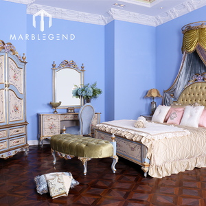 Ensemble de meubles de chambre à coucher de luxe, décoration personnalisée, lit king size classique, mobilier de chambre de luxe <span class=keywords><strong>royal</strong></span>, à <span class=keywords><strong>vendre</strong></span> - Product Image 6