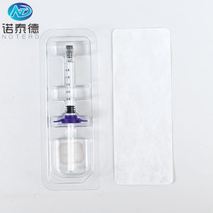 Vendeur chaud 1ML COC COP <span class=keywords><strong>seringue</strong></span> jetable en plastique avec aiguille emballage blister pour acide hyaluronique - Product Image 6