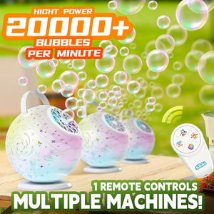 Nuevo juguete de verano para niños al aire libre: máquina de burbujas con control remoto y proyección de luz con temática espacial automática - Product Image 2