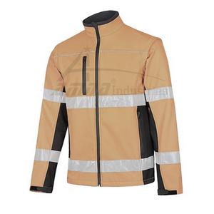 Chaqueta reflectante amarilla fluorescente de seguridad de alta visibilidad Chaqueta de seguridad para hombres a precio razonable - Product Image 6