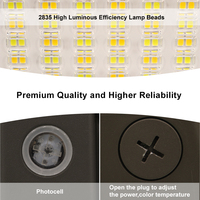 Projecteurs à détecteurs de mouvement ETL, boîtier en aluminium SMD, économie d'énergie, IP65, projecteur LED puissant pour extérieur, 100 W, pour entrepôt