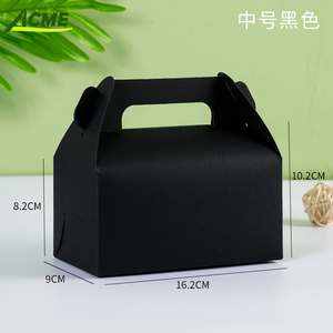 Bán buôn tùy chỉnh kích thước trung bình hộp bánh ngọt di động <span class=keywords><strong>Kraft</strong></span> hộp bánh giấy có tay cầm - Product Image 4