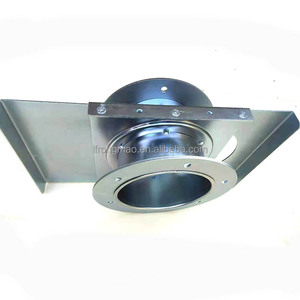 Válvula de Compuerta de Conducto de 100 mm / 4 Pulgadas, Galvanizada, de Operación Manual, Amortiguador Deslizante para Colector de Polvo - Product Image 3