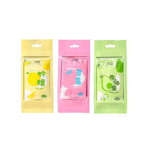 LMLTOP Lingettes Nettoyantes 10-Pack Parfum Avocat Citron Fraise Lingettes de Soin Portable pour la Peau en Tissu Non-Tissé - Product Image 5