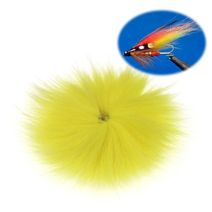 14 Couleurs - Fourrure de queue de renard arctique (Nymph Arctic Fox Polar Tail Fur) pour la fabrication de mouches artificielles (streamer, appât, saumon, steelhead) - Fibre fine - Product Image 4