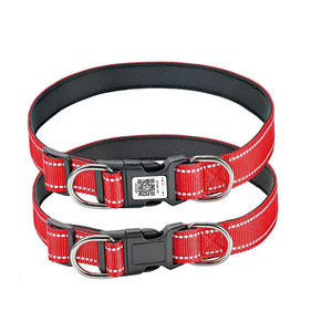 Individuelles QR-Code Hundehalsband und Leine Set Verfolgbare Intelligente Haustier-ID Digitale Identifikation Sicheres Hundegeschirr für Alle Rassen - Product Image 1