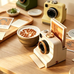 Impresora de Plantillas para Café con Diseño de Cámara, Impresión 3D en PLA, con un Solo Clic, para Múltiples Ocasiones - Product Image 2