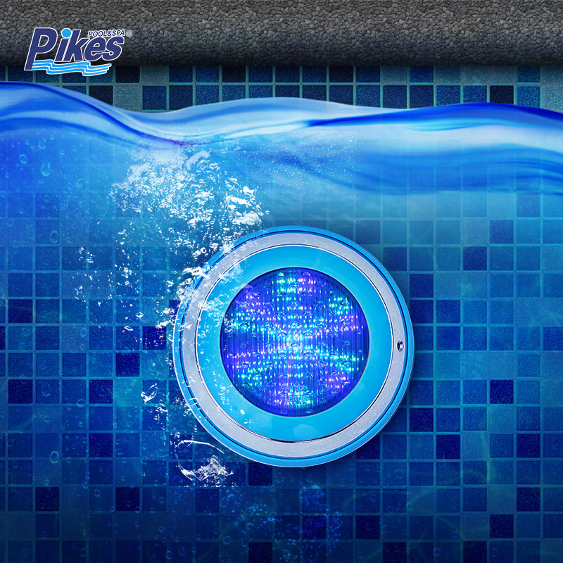 Hot Selling Model Wall Mounted Type Pool Light with 252 Bulbs 25W/12V ABS+UV Material Anto Color Change for Swimming Pool