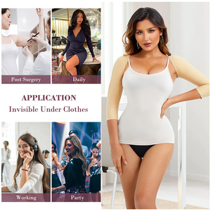 <span class=keywords><strong>Bras</strong></span> personnalisé pour femmes, manches amincissantes, manches <span class=keywords><strong>de</strong></span> <span class=keywords><strong>bras</strong></span> <span class=keywords><strong>de</strong></span> <span class=keywords><strong>Compression</strong></span> <span class=keywords><strong>de</strong></span> Post-chirurgie Lipo, correcteur <span class=keywords><strong>de</strong></span> Posture, hauts vêtements <span class=keywords><strong>de</strong></span> forme - Product Image 3