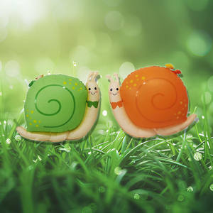 Vente en gros Nouveau produit Ballon en aluminium mat <span class=keywords><strong>Escargot</strong></span> sur le thème de la jungle Ins Hot French Snails <span class=keywords><strong>Gary</strong></span> pour décoration de fête d'anniversaire pour enfants - Product Image 1