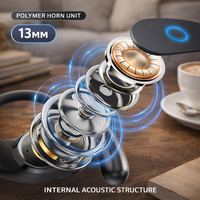 Earbuds TWS Gyro Digital Display HiFi Headset Nirkabel Olahraga Konduksi Udara Latensi Rendah ENC Earphone Fones De Ouvido