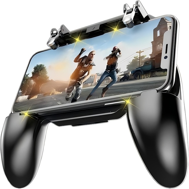 Game Controller Phone Holder with Joystick, Triggers, and Shoulder Buttons, Suitable for Universal Smartphone Gaming