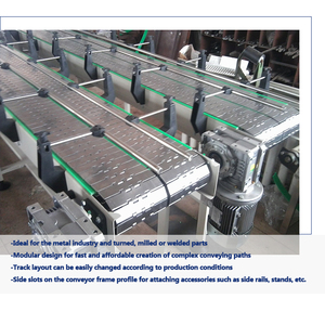 Op maat gemaakte roestvrijstalen rechte tafelblad transportband - Product Image 3