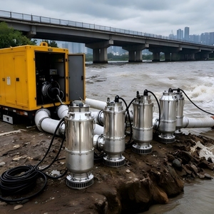 Pompe centrifuge à eaux usées à grand débit (300-1000m³/H) – Moteur puissant et fiable pour pompes robustes - Product Image 1