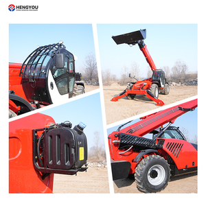 Factory Direct Telescopic Loader 2.5ton 3ton 4ton Telehandler <strong>Forklift</strong> Telescopic Boom diesel 4x4 Small Telescopic Loader - Product Image 3