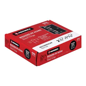 Master avec 200 unités Charnière rectangulaire 2-1/2 'noir, HERMEX - Product Image 4