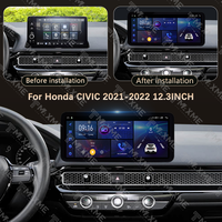 Autoradio GPS avec écran tactile Android Incell pour Honda CIVIC 2021-2022 avec Carplay sans fil Android Auto