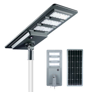 Illuminazione stradale solare industriale lunga durata all'aperto IP65 impermeabile in alluminio 100w 200w 300w 400w LED lampioni solari - Product Image 1