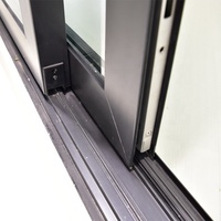 Puertas Magnéticas con Malla de Fibra de Vidrio, Ventanas Corredizas Automáticas de Aleación de Aluminio, Tamaño Personalizado 5-12mm, Malla Horizontal