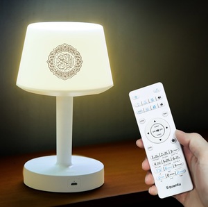 Hot Sale Ramadan Muslim Azan Led Night Light <b>Mp3</b> Touch Lamp Clock Quran Player Eid Gift <b>Speaker</b> - Product Image 4
