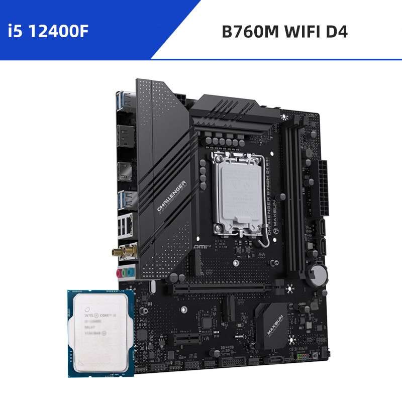 อินเทล ไอ5 12400F + แม็กซ์ซัน บี760เอ็ม ดี4