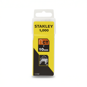 Grapas Stanley de 10 mm Tipo 7 con Recubrimiento de Zinc, Paquete de 1000 - Product Image 2