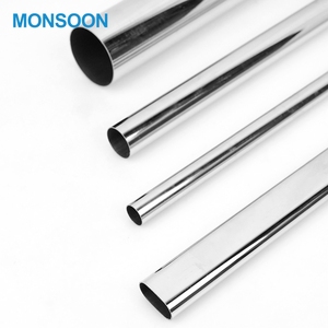 Tủ quần áo quần áo treo đường sắt chủ hỗ trợ Closet Rod 25mm tủ quần áo treo ống Chrome mạ đường sắt - Product Image 3