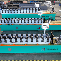 Machine de profilage à froid pour la fabrication de profilés et de montants de plafonds suspendus en plaques de plâtre pour la construction de cloisons