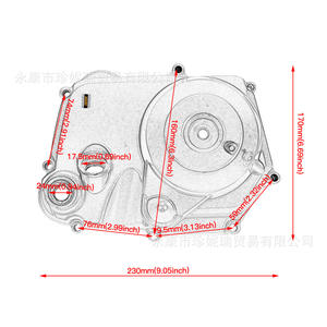Cubierta Derecha del Embrague Automático Zhen Nirui FDJ003 31 para ATV, Buggy de Playa, Motor Monocilíndrico, Pieza de Repuesto - Product Image 4