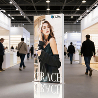 Fabricant de panneaux modulaires SEG pour caissons lumineux LED en tissu, pour salons professionnels, expositions, publicité SEG, affichage de fond de stand