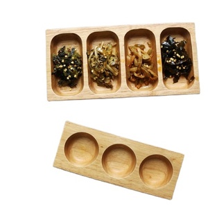 Piatti di Servizio in Legno Creativi Personalizzati, Forma Ovale, Vassoio Retrò per Frutta Secca e Tè, Piatto per Condimenti in Legno - Product Image 1