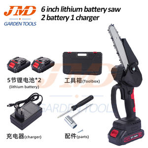 Sierra Manual <span class=keywords><strong>con</strong></span> Batería de Litio de 6 Pulgadas, Sierra Eléctrica Portátil de 800w para el Hogar, Sierra Eléctrica de Estilo Blanco y Negro - Product Image 5