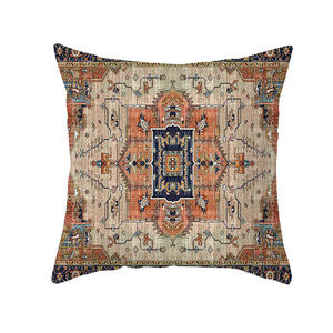 Juego de Almohadas de Estilo Bohemio Retro con Estampado de Terciopelo Piel de Durazno, Cojín Decorativo para el Hogar - Product Image 3