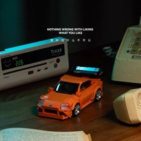 Set de Bloques de Construcción de Auto de Lujo con Caja de Exhibición, Kit de Ensamblaje de Modelo de Auto de Carreras, Juguete DIY, Escala 1:48, Regalo Coleccionable 8815