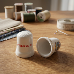 DK-459BS Doigtier en porcelaine imprimé |   Doigtier en céramique imprimé, simple et durable, pour la couture à la machine - Product Image 4