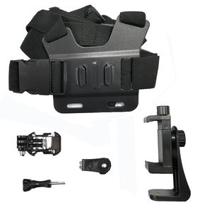 <span class=keywords><strong>Tracolla</strong></span> da tiro fissa 2 in 1 <span class=keywords><strong>tracolla</strong></span> elastica regolabile per telefono cellulare con Clip rapida supporto per cellulare Action Camera Chest Strap - Product Image 6