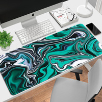 Tapis de Souris Grande Taille TOPO à Motif Liquide Abstrait Strata, Bord Coudré, Vente Chaude, Personnalisé, Vente en Gros