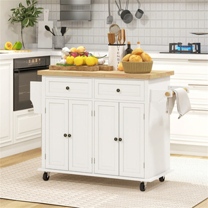 Mueble de Cocina y Isla DB con Soluciones de Almacenamiento Eficientes Modelo D0100HAM0FW - Product Image 1