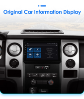 CARUPEZ Radio de Auto con Pantalla Táctil Android DSP de 9 Pulgadas, GPS Integrado, CarPlay, USB, Cámara de Reversa, Android Auto, Ford F150 P415 Raptor