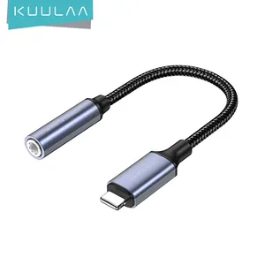 KUULAA 3.5 मिमी औक्स केबल कार जैक ऑडियो केबल 3.5mm करने के लिए एल पुरुष औक्स जैक स्पीकर केबल के लिए कंप्यूटर हेड फोन्स Xiaomi लैपटॉप