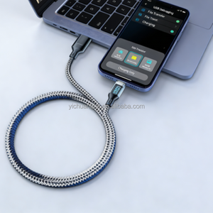 Cable de Datos de Cobre Puro de Carga Súper Rápida Tipo-C de 120W 6A con Pantalla Digital en Tiempo Real Compatible con Pantalla LED - Product Image 3