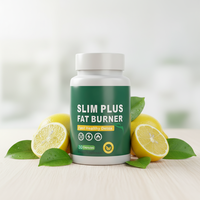 Capsules Slim Plus Brûle-Graisses, Aide Naturelle à la Détoxification et à la Digestion, Stimule l'Énergie, Gestion du Poids, 30 Capsules, Non Destiné aux Femmes Enceintes