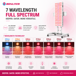 Panel <span class=keywords><strong>de</strong></span> Terapia <span class=keywords><strong>de</strong></span> Luz Roja <span class=keywords><strong>de</strong></span> Cuerpo Completo <span class=keywords><strong>de</strong></span> 1500W, Dispositivo <span class=keywords><strong>de</strong></span> Terapia LED Infrarroja <span class=keywords><strong>de</strong></span> 7 Longitudes <span class=keywords><strong>de</strong></span> Onda para Bienestar, Fitness y Recuperación - Product Image 5