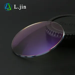 L.jin Lunettes personnalisées Super Hydrophobe Asphérique Lumière bleue UV420 Cut Anti-Reflex Revêtement Shmc Programme RX Lentille optique FSV ASP