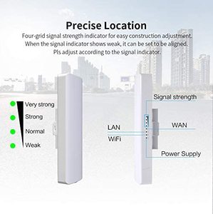 2.4Ghz Ngoài Trời CPE Router 5Km 10Km Dài Phạm Vi Wi-Fi Extender Điểm Đến Điểm Poe RJ45 Wifi Adapter Không Dây Cầu Cho Máy Ảnh - Product Image 4