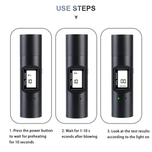 Máy Kiểm Tra Hơi Thở Kỹ Thuật Số Mới Nhất & OEM, Máy Kiểm Tra Hơi Thở Ô Tô, Xách Tay, Máy Kiểm Tra Rượu Vang, AT-JCW-001-V2 - Product Image 4