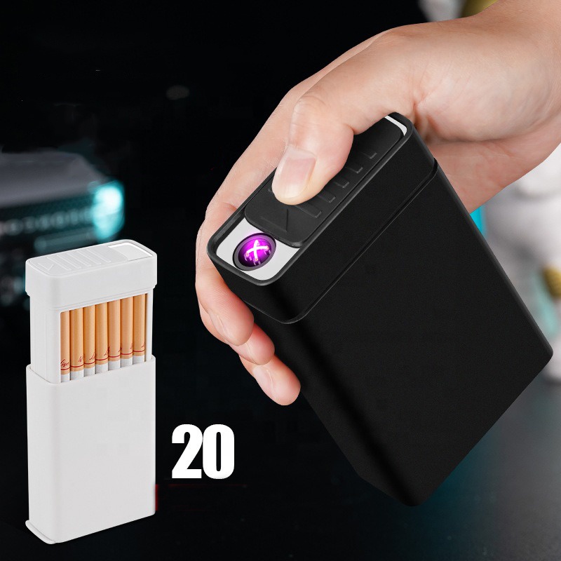 luxury cigarette case with lighter OEM Factory Luxury USB Charging Cigarette Case Portable 2-in-1 Custom Magic  Lighter and Cigarette Box| Alibaba.com