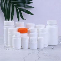 Bouteilles en plastique blanc pour pilules et médicaments HDPE 80g 100g 120g 150g 250g avec couvercle CRC