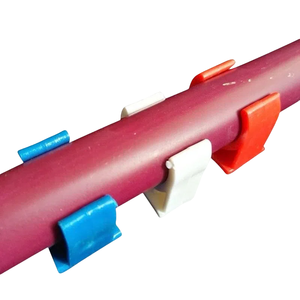 चीनी फैक्टरी प्लास्टिक नाली सहायक उपकरण काठी क्लिप लौ प्रूफ पाइप फिटिंग क्लिप इनडोर/आउटडोर नए पीपीआर पाइप क्लिप - Product Image 2